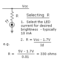 connecting light emitting diodes (LED's) to supply